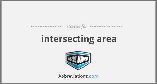 × - intersecting area